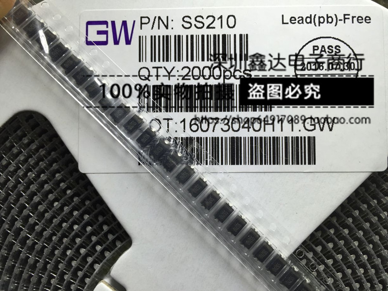 Schottky diode SS210 SMA 2A 1000V DO-214AC patch diode-Taobao
