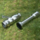 Портативный кальян из провинции Юньнань, большой мундштук из нержавеющей стали