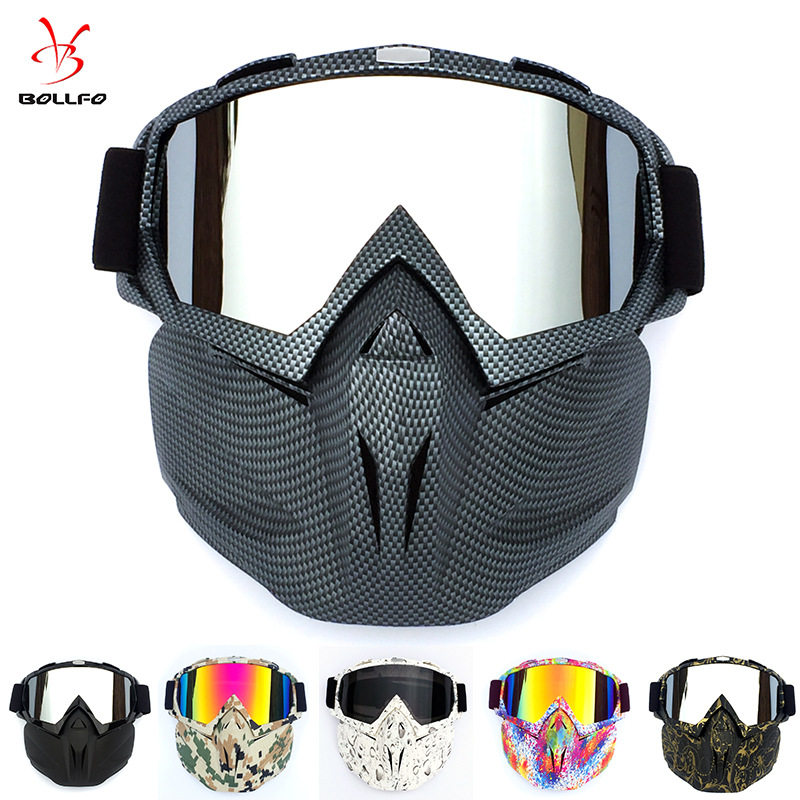 Harei Motorcycle Wind Mirror Retro Cross Country Locomotive Mask Helmet Windproof Windproof Sand Riding Glasses Male Goggles 