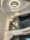 Modern Minimalist Staircase Long Pendant Light for Duplex Villa, Open-Air Living Room, Light Luxury Loft Crystal Petal Lighting Fixtures
