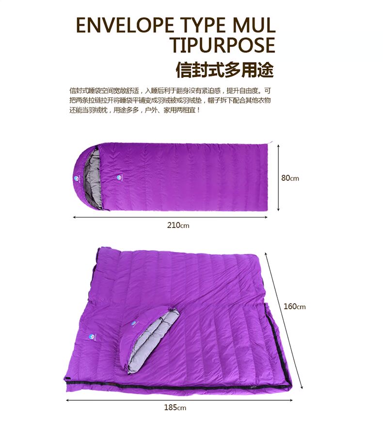 BlackCrag Black Rock Dòng mặt trời ấm áp ngoài trời Túi ngủ ngoài trời Phong bì Túi ngủ 95% Ngỗng trắng nối - Túi ngủ túi ngủ pediasure