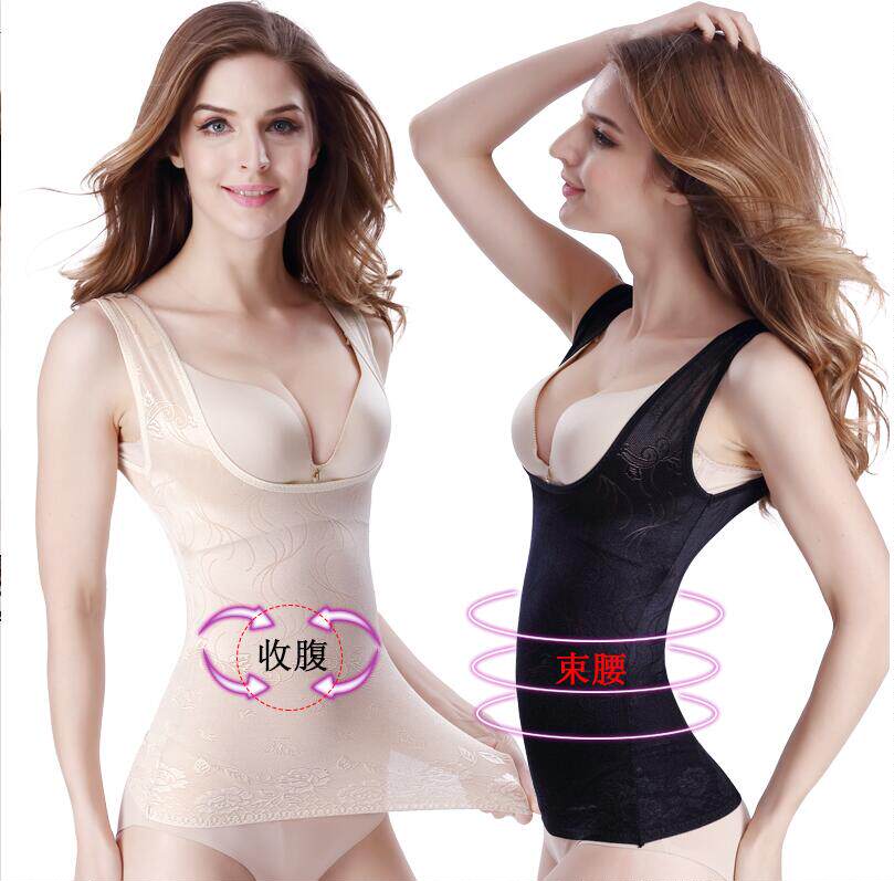 Thin collection of abdominal plastic vests female display slim waist free of scars Slim Waist Postpartum Shapeless Shapeless Body-body Underwear