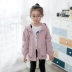 Cô gái mùa thu quần áo trẻ em mới trẻ em bé trai lớn cô gái học sinh tiểu học áo khoác Áo khoác gió thời trang Hàn Quốc - Áo khoác Áo khoác