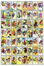 Nostalgic Jiangyin version of Romance of the Three Kingdoms Water Margin Yang Family General Yue Fei ancient martial arts Western pictures pop chirping game cards