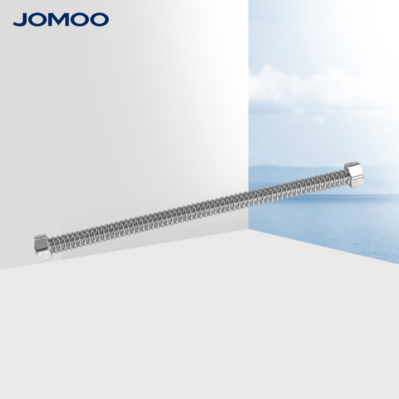 JOMOO hose tap 304 stainless steel corrugated double button water heater sink toilet can be used for home use