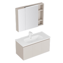 Jomoo Bathroom Jianyue bathroom cabinet combination smart mirror cabinet washbasin face wash home bathroom ceramic integrated basin