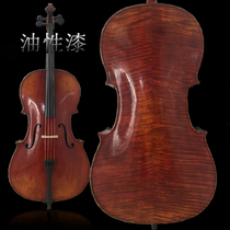 High-grade oil-based paint cello Italian retro craft cello handmade professional-grade cello