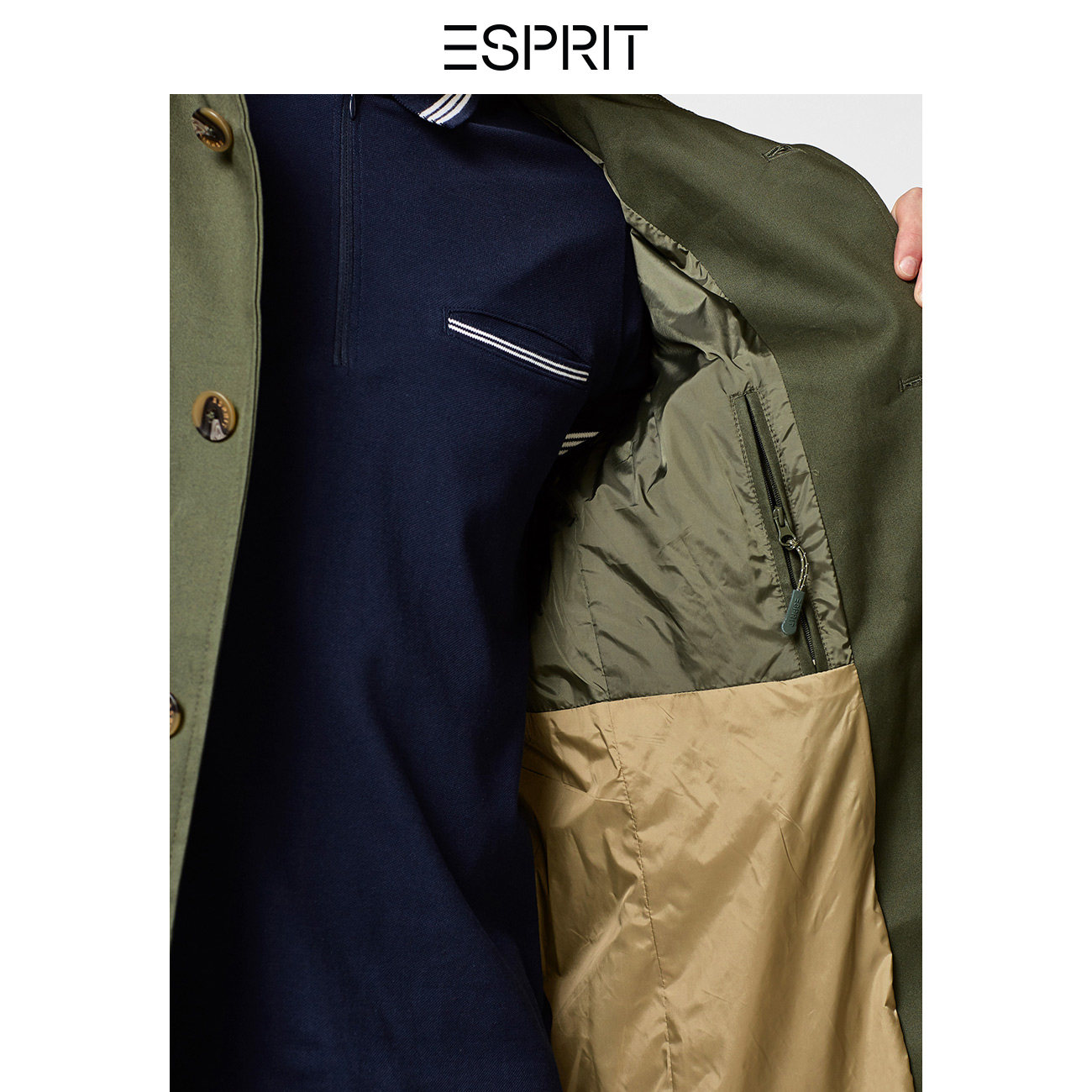 Blouson chaud pour homme ESPRIT      - Ref 3114552 Image 5