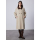 BasicHouse/Baijiahao Contrast Color Lapel Wool Coat 2023 Winter New Style Spliced ​​​Wool Coat