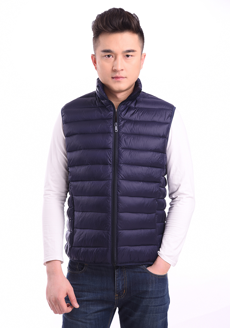 Mùa thu và mùa đông mẫu áo khoác nam trẻ trung xuống áo vest cotton nam nhẹ vest mùa đông cộng với áo béo cỡ lớn áo ba lỗ tập gym