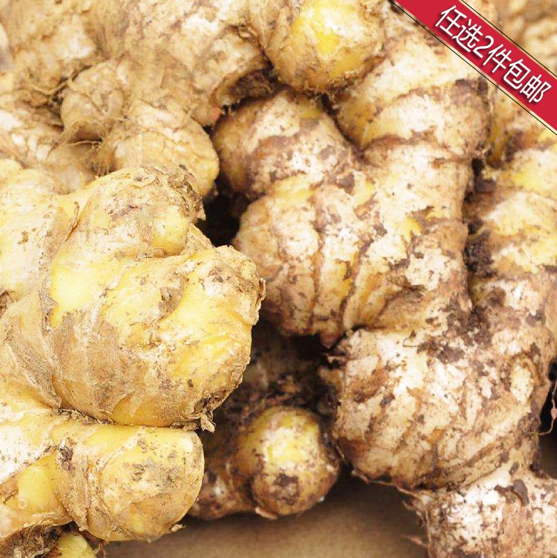Guizhou Terfic Anshun local small yellow ginger turmeric yellow ginger 500 gr (whole store optional 2 pieces)