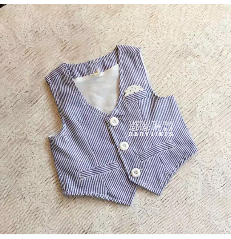 Trẻ em mỏng cotton vest 2018 chàng trai mới mùa xuân và mùa thu Hàn Quốc phiên bản của cardigan vest bé mùa hè phù hợp với hiệu suất