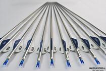 ELONG aluminum arrow archery equipment bow and arrow accessories high hardness braze aluminum arrow aluminum alloy arrow Rod