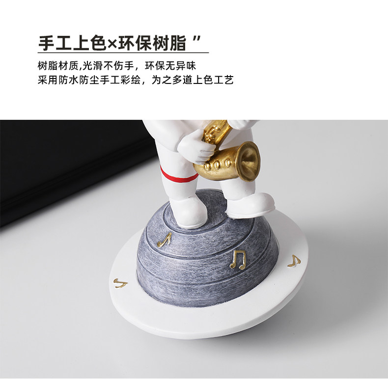 太空人创意酒柜摆件高档客厅电视柜玄关家居装饰品太空人轻奢摆设详情13