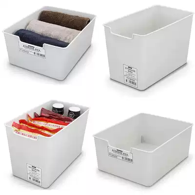 Japan imported SANADA desktop student stationery storage box household plastic office desk finishing box simple