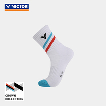 VICTOR Triumph Badminton Socks Victor thickened towel bottom midbarrel male sock Sweat sweat SKCC101