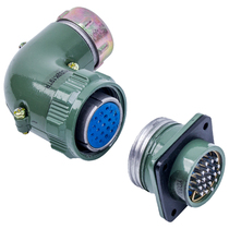 Haocuang YD32 waterproof Aviation plug and socket connector elbow 13-core YD32K13TR YD32J13Z