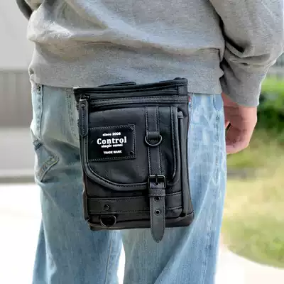 Japanese and Korean waist bag shoulder bag men's outdoor sports mini waterproof small backpack wild simple Western style literary messenger bag