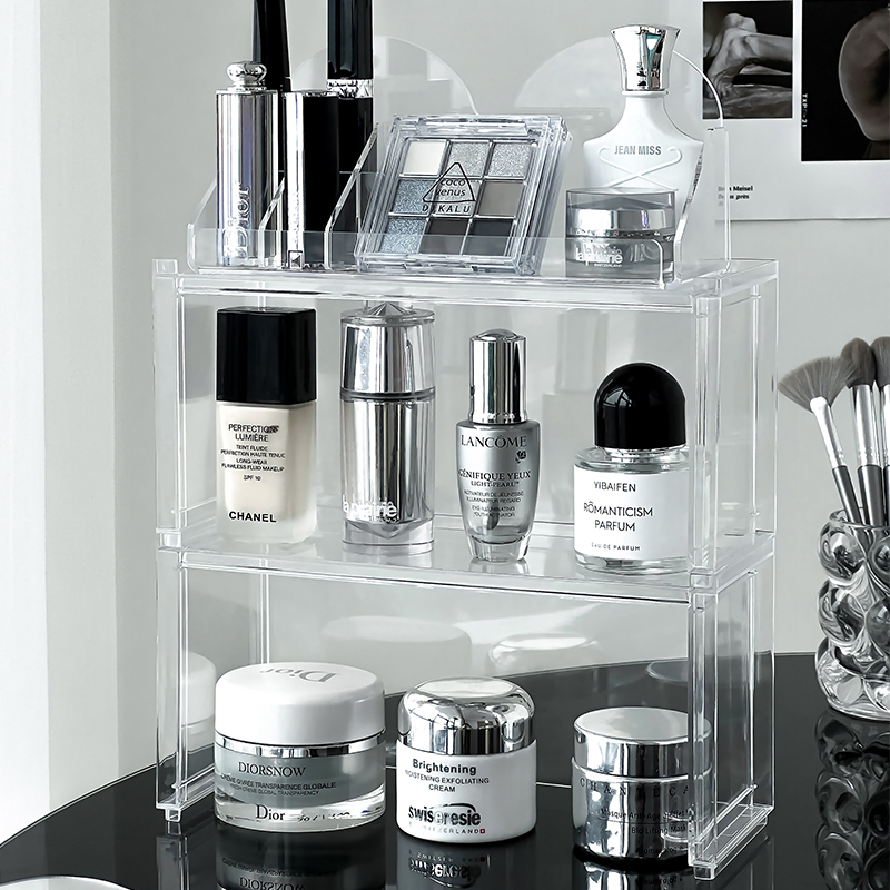 Cosmetics containing box Desktop acrylic skin care products Shelve Lipstick perfume Sub-dresser Dresser Dresser 