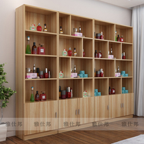 Cosmetics display cabinet beauty salon skin care products display cabinet can be added lamp nail shop accessories supermarket shelves