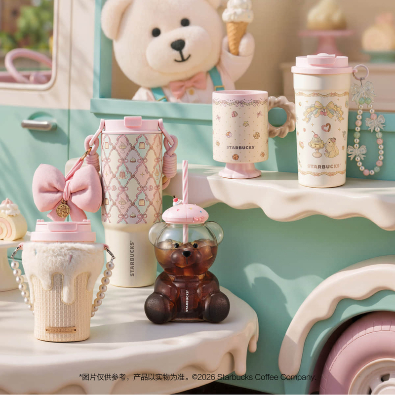 Starbucks Cup 2026 Summer Dessert Party Cute Pink Mug Glass Stainless Steel Portable Insulated Water Cup Starbucks Cup 2026 Summer Dessert Party Cute Pink Mug Glass Stainless Steel Portable Insulated Water Cup
