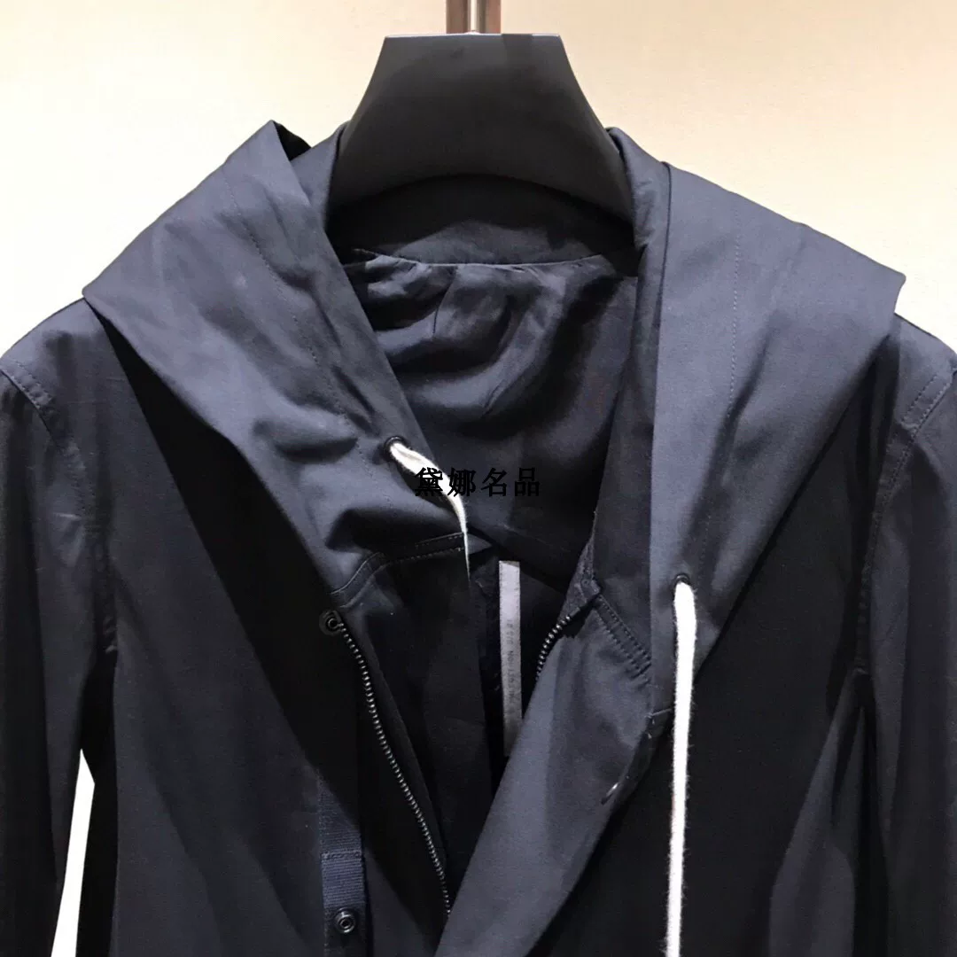 [Rick Owens 21SS 主线 男士宽松版Parka大衣外套 RU21S6971]