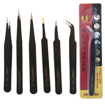 1 5MM tweezers ESD-15 elbow straight head without pressing edge tip quality