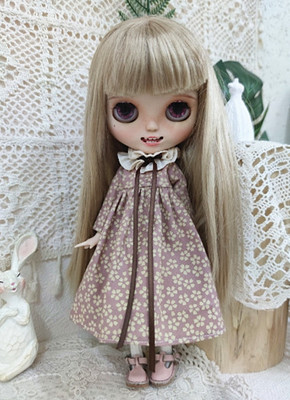 taobao agent BLYTHE OB24 Flower Mori Wrinkle Wiring Skirt Loose Loose Skirt