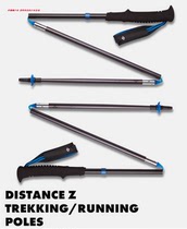 23-6 Black Diamond DISTANCE Z TREKKINGRUNNING POLES MOUNTAINEERING STICK