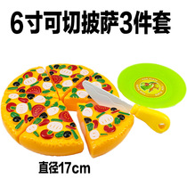 Pizza Che Che Le Toys House Kitchen Food Multi-slice Cut Puzzle Boys and Girls Pizza Pizza