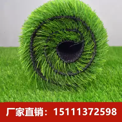 Artificial turf Anti-true and false lawn carpet Outdoor decoration Green football field Kindergarten mat engineering fence grass