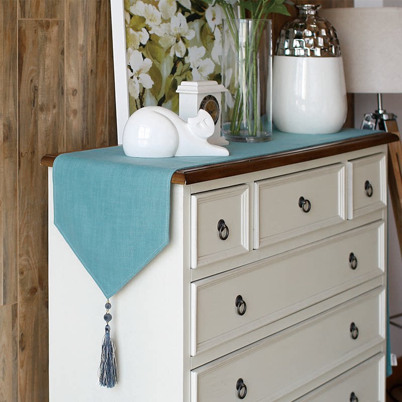 Retro Table Flags Table Flags Table Flags Round Table Lovely Living Room Tea Table Banner Bed Tail Hotel Shoe Cabinet Cover Flag Custom Plaid Green