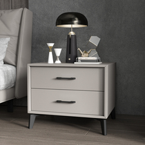 Nordic Port-style light luxury bedroom furniture storage bedside table Italian minimalist simple bucket cabinet