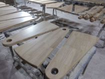 Factory direct sales Thai oak solid wood finger joint stair treads vertical board plain board 20mm thick