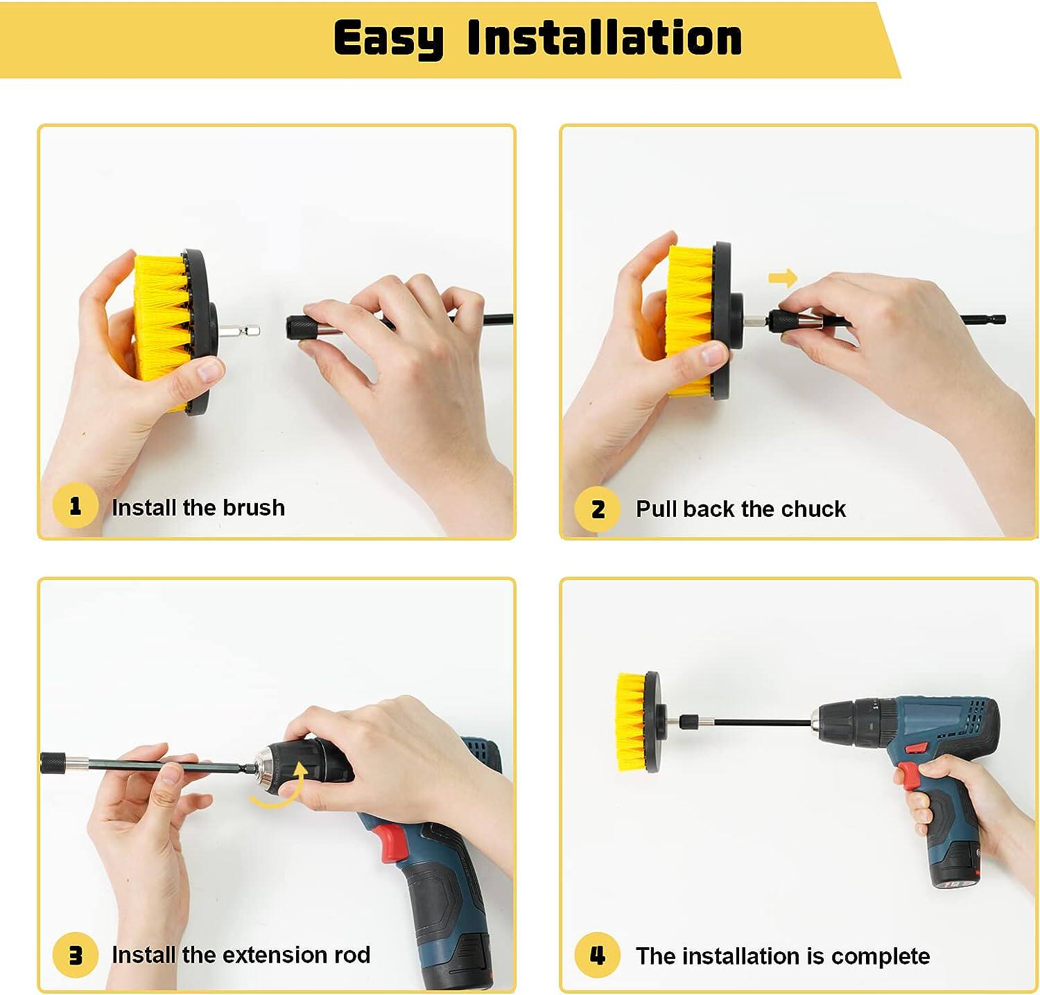 新款电钻清洁刷头好用吗？2026年瓷砖清洗神器