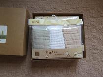 Lu Xuan newborn baby color cotton 6 floor gauze cloth towel wash small square towel and feed the napkin