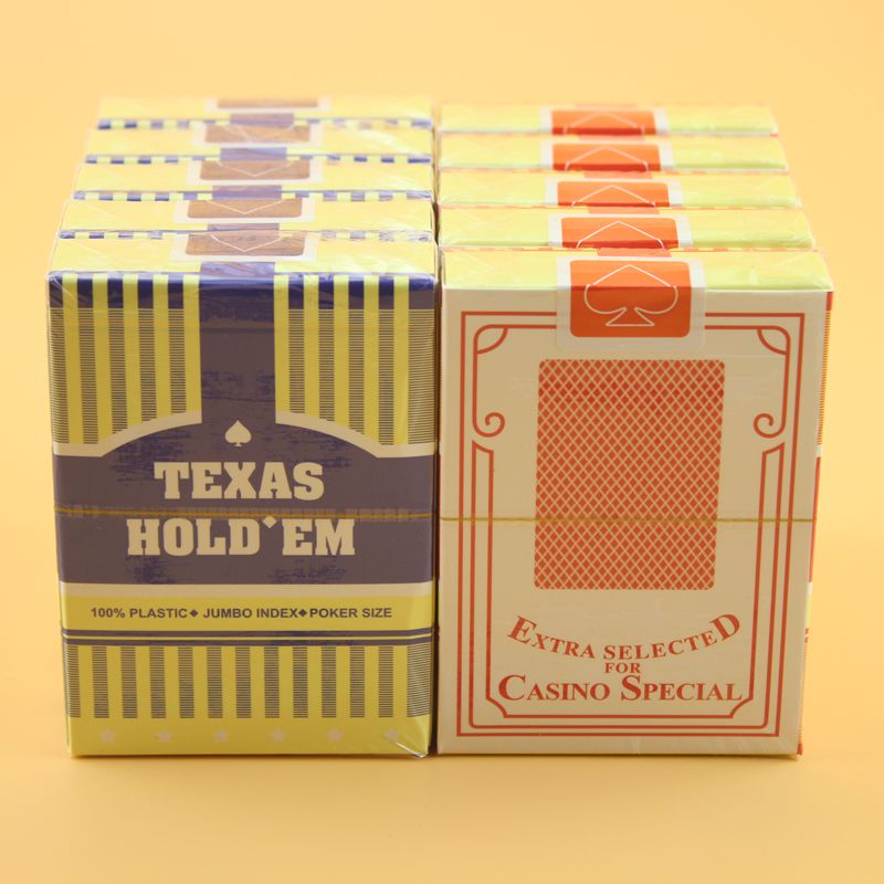 Texas Playing Cards Plastic Small Alphabet frosted anti-slip wide cards for hundreds of clubs Legaming PVC poker