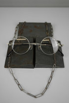 MURAKAMI hand made 925 silver chain glasses TAICHI