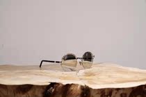 kuboraum all silver round frame sunglasses