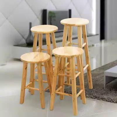 Gamping plastic stool 70cm shaped 60cm high fashion long legs high and high benches home 50 high foot 70cm