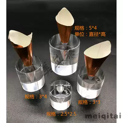 Acrylic transparent single hole single ice cream cone display stand cone cone cone cone display stand ice cream creative shelf