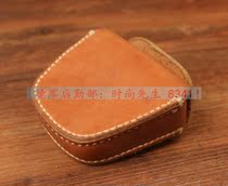 59 cowhide mirror box handmade cowhide change key headset data sundries running bag leather fire Machine cover