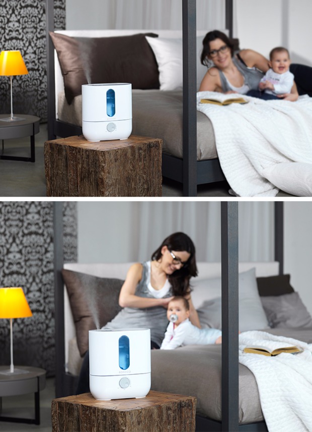 máy phun sương làm mát phòng Phong cách Thụy Sĩ / Máy làm ẩm khách Boneco Borui công suất lớn hộ gia đình câm phòng ngủ U200 nhập khẩu không có bột trắng - Máy giữ ẩm có nên mua máy lọc không khí tạo ẩm