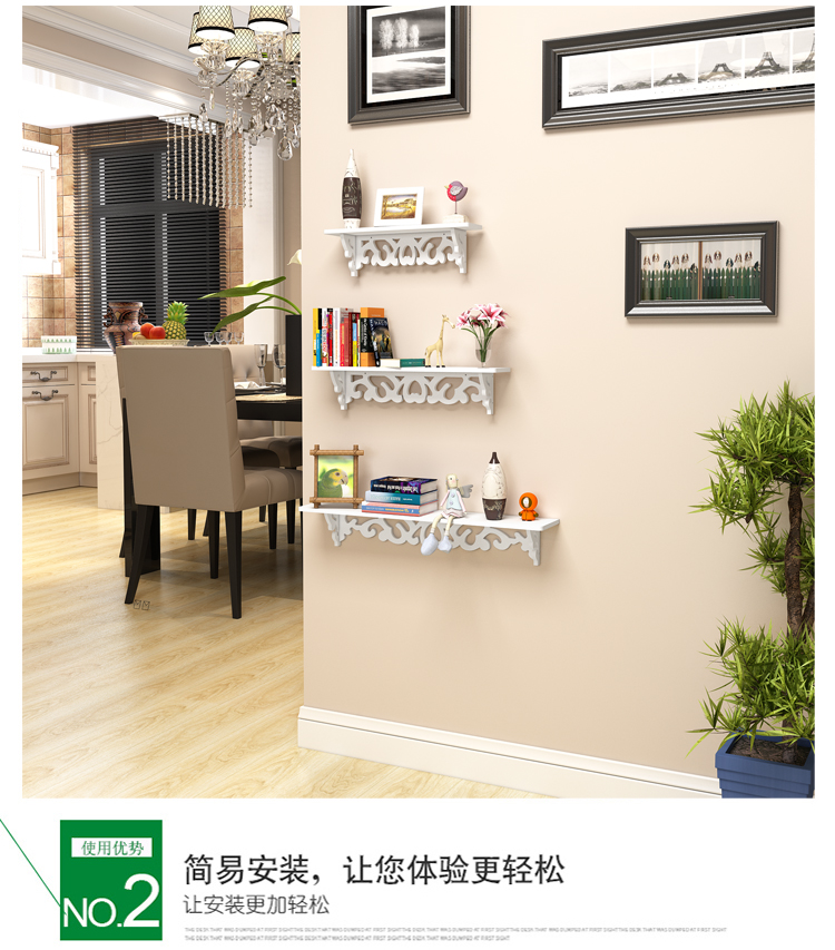 Kệ treo tường trang trí tường khung treo tường phòng khách phòng ngủ kệ phân vùng treo tường trang trí tường mặt dây chuyền - Kệ kệ giày dép