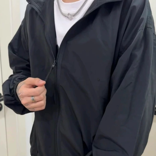 Двухцветная однотонная куртка для отдыха подходит для мужчин и женщин, крой