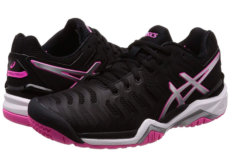 ASICS yasehi GEL-GIẢI QUYẾT 7 Giày tennis chuyên nghiệp dành cho nữ E751Y giày the thao nữ cao cấp