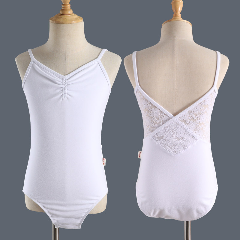 New children's dance clothes, girls' practice clothes, summer suspenders, ballet body examination clothes, girls' Chinese dance
