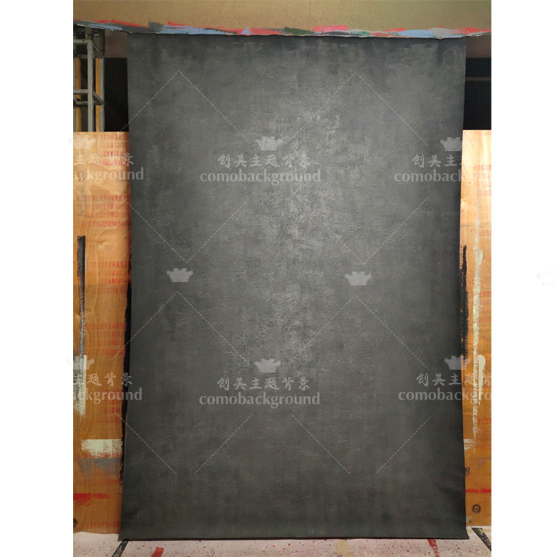 Hand Painted Oil Painting Background Portrait Oil Canvas Writing True Background Photography Background Stone Wall Grey Hand-painted Muscular Background