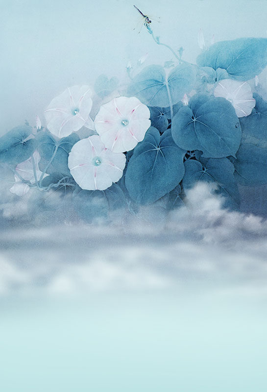 Plate woman costume background Paper photo studio theme costume photo background Lotus photo studio costume background cloth