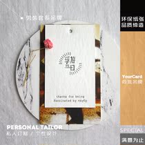 European and American style spring and autumn mens tag two sets with concave and convex process cotton printing free design